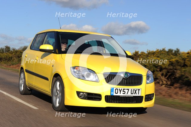 SKODA Fabia 2007. Artist: Simon Clay.