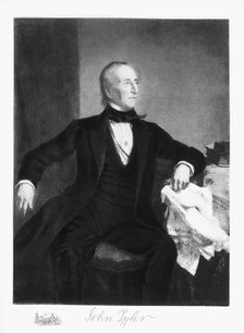 John Tyler, 10th President of the United States of America, (1901). Artist: Unknown