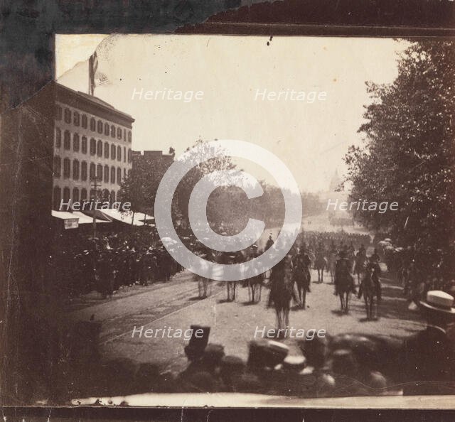 [Grand Army Review, Pennsylvania Avenue, Washington], May 23 or 24, 1865. Creator: Alexander Gardner.