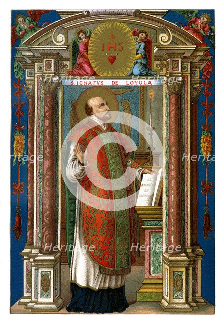 St Ignatius of Loyola, 1886. Artist: Unknown