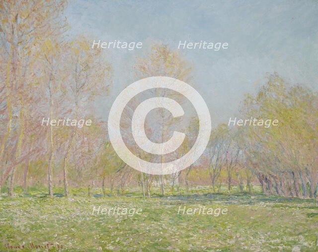 Spring, 1877. Creator: Claude Monet.