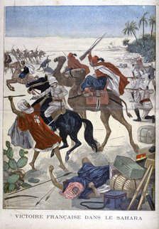 French Victory in the Sahara, 1900. Artist: Joseph Belon