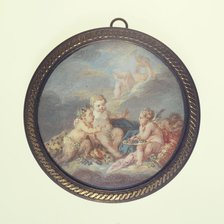 Cherubs with grapes, c1850. Creator: Ecole Francaise.