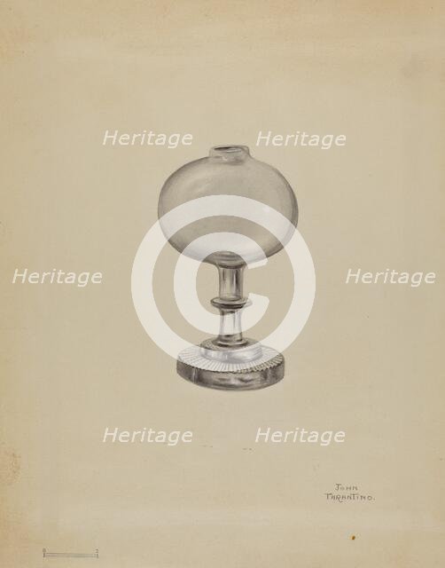 Spark Lamp, c. 1936. Creator: John Tarantino.