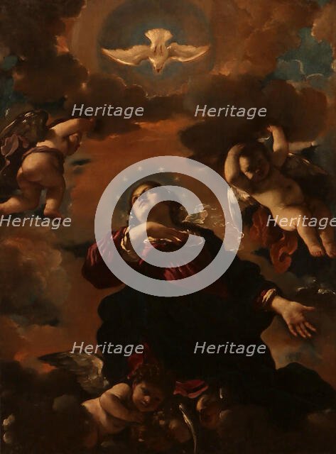 The Assumption of the Blessed Virgin Mary, 1620. Creator: Guercino (1591-1666).