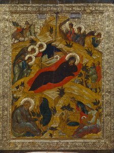 The Nativity, 1497. Artist: Russian icon  