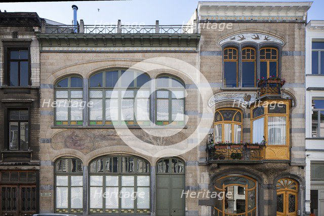 Maison-Atelier Louise de Hem, 15-17 Rue Darwin, Brussels, Belgium, (1902-1905), c2014-c2017. Artist: Alan John Ainsworth.