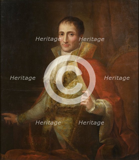 Portrait of King Joseph I of Spain (1768-1844). Artist: Flaugier, Josée (1757-1812)