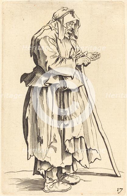 Beggar Woman Receiving Charity. Creator: Unknown.