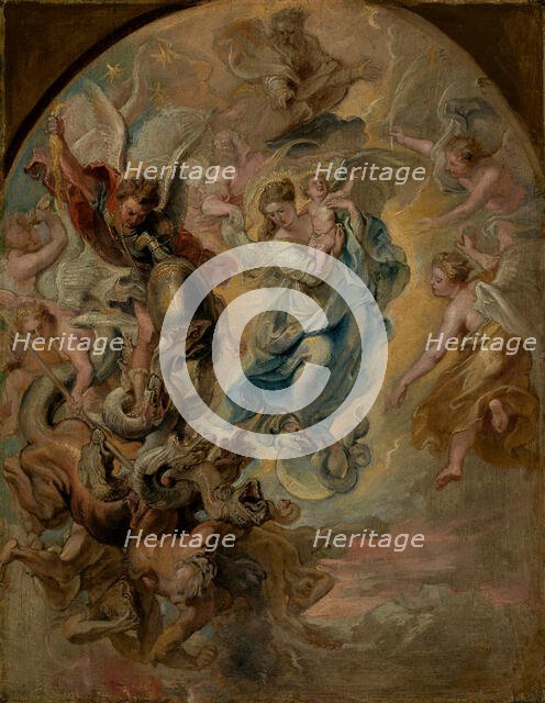 The Virgin as the Woman of the Apocalypse, about 1623-1624. Creator: Peter Paul Rubens.