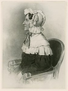 Portrait of Nannette Streicher (1769-1833), née Stein, 1829. Creator: Krones, Ludwig (1785-1837).