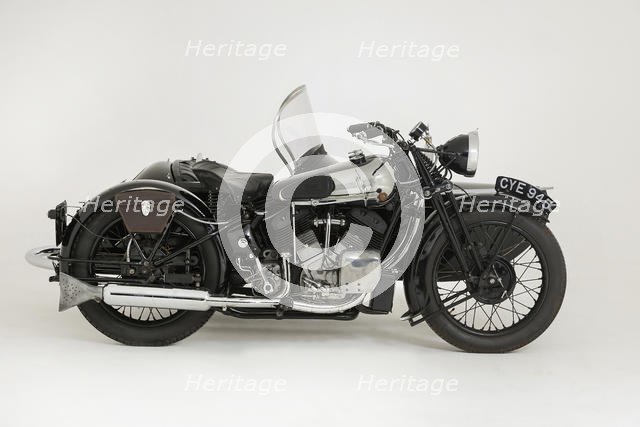 1936 Brough Superior 11-50 Special Combination. Creator: Unknown.