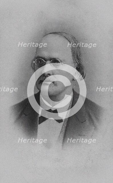 Portrait of the organist and composer Karl Emanuel Klitzsch (1818-1889). Creator: Anonymous.