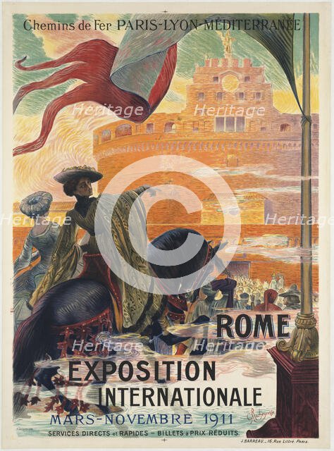 Rome Exposition Internationale, Mars - Novembre 1911, 1911. Creator: Rochegrosse, Georges Antoine (1859-1938).