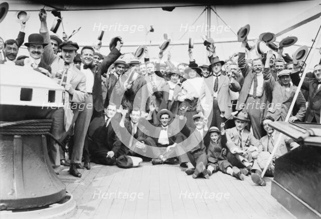 On LA LORRAINE, 8/5/14, 1914. Creator: Bain News Service.