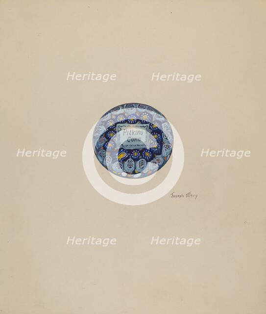 Paper Weight, c. 1941. Creator: Joseph Mitry.