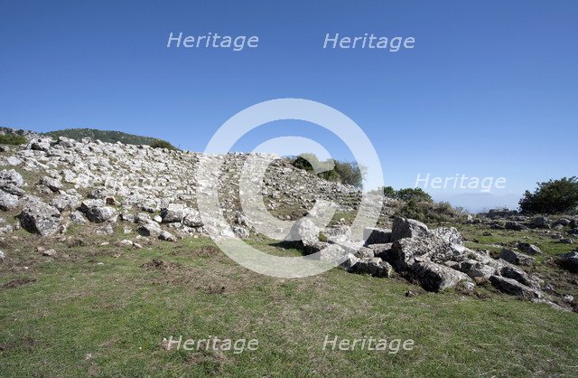 The bouleuterion at Kassope, Greece. Artist: Samuel Magal