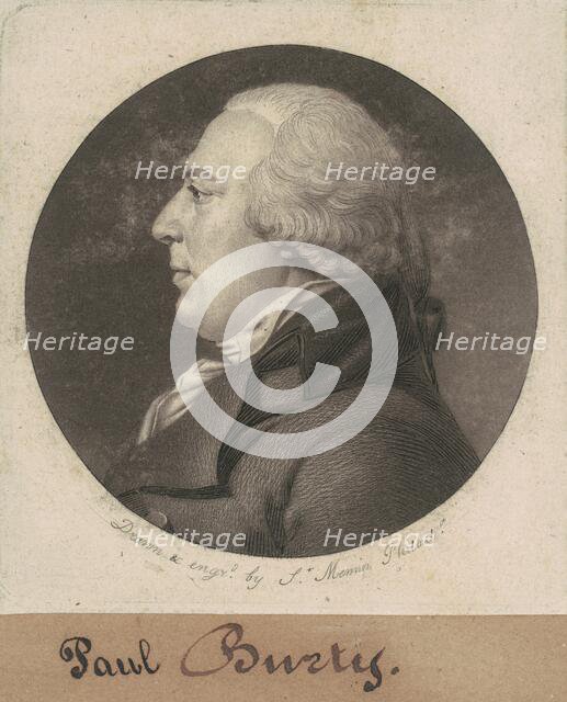 Paul Busti, 1807. Creator: Charles Balthazar Julien Févret de Saint-Mémin.