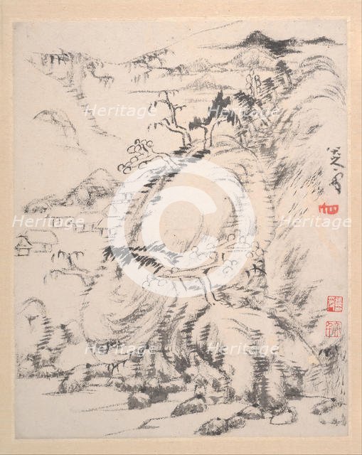 Landscape album, dated 1699. Creator: Bada Shanren.