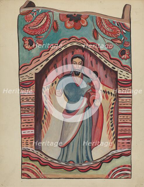 Retablo, 1935/1942. Creator: Unknown.