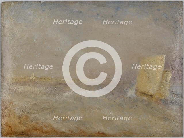 A Sailing boat off Deal, c1835. Creator: JMW Turner.