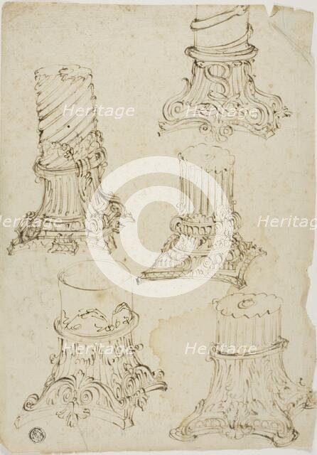 Sketches of Corinthian Capitals, n.d. Creator: Unknown.