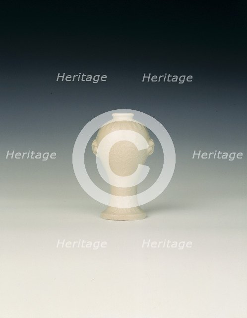 Dehua porcelain wall vase, China, 17th century. Artist: Unknown