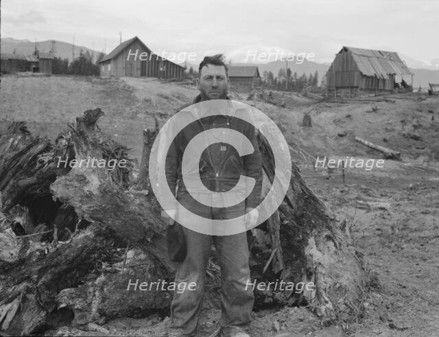 Mennonite farmer, formerly wheat farmer in Kansas..., Boundary County, Idaho, 1939. Creator: Dorothea Lange.