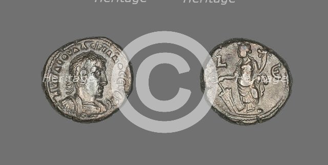 Coin Portraying Emperor Valerian, 257-258. Creator: Unknown.