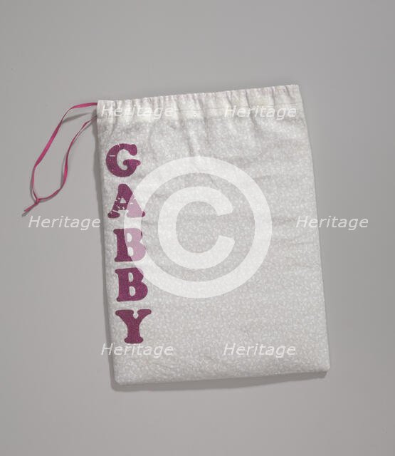 Bag used by Gabby Douglas to carry uneven bar grips and tape for 2012 Olympics, 2012. Creator: Unknown.