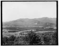 Moat Mountain and Intervale from prospect ledge, Kiarsarge, White Mountains, c1890-1901. Creator: Unknown.