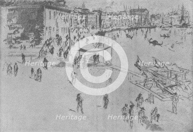 'The Riva, Number Two', c1880, (1904). Artist: James Abbott McNeill Whistler.