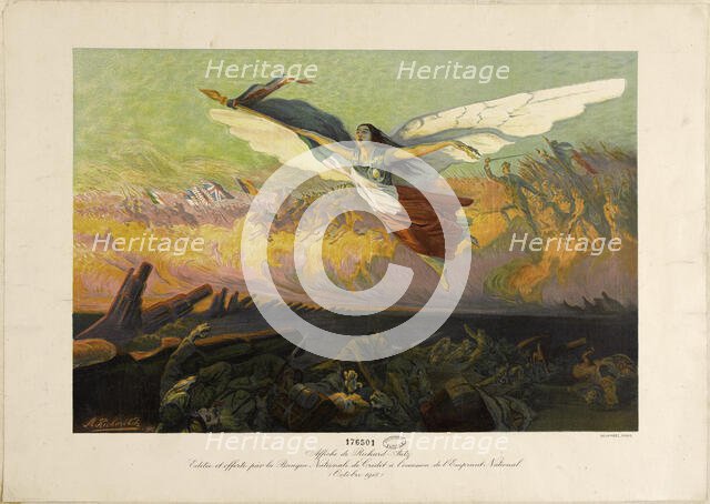 Banque Nationale de Crédit, 1918. Creator: Richard-Putz, Michel (1868-1934).