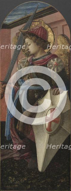 Panel from a Triptych: The Archangel Michael, 1458. Creator: Filippo Lippi (Italian, c. 1406-1469).