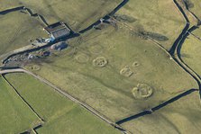 The earthwork remains of a World War II searchlight battery, near Skipton, North Yorkshire, 2024. Creator: Robyn Andrews.