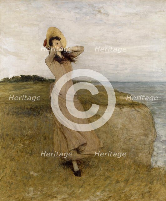 On the North Foreland, 1890. Creator: William Quiller Orchardson.