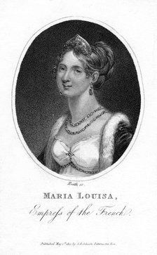 Empress Marie-Louise, second wife of Napoleon, 1810.Artist: Heath