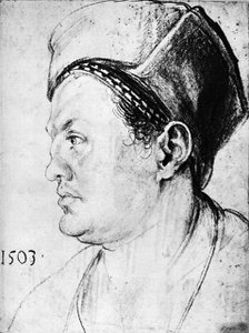 'Willibald Pirckheimer', 1503, (1936). Artist: Albrecht Dürer