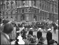 Coronation of Queen Elizabeth II, Parliament Square, City of Westminster, London, 1953. Creator: Ministry of Works.