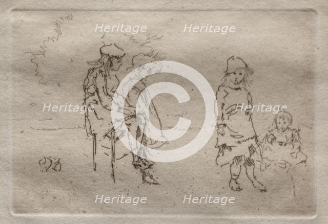 The Menpes Children. Creator: James McNeill Whistler (American, 1834-1903).