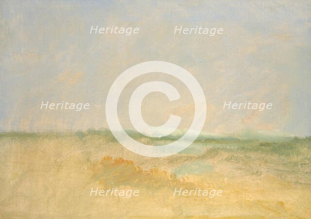 Landscape Background, 1846-1848. Creator: George Catlin.