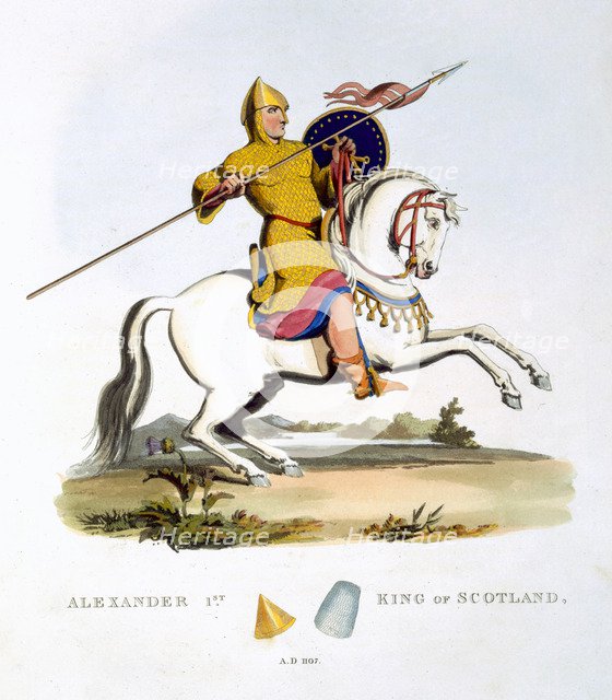 Alexander I, King of Scotland (1824). Artist: Unknown