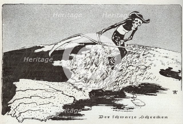 'Der Schwarze Schrecken' ('The Black Terror'), 1898. Artist: Unknown