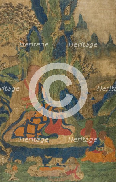 The Arhat Abheda (image 1 of 2), early 17th century. Creator: Anon.