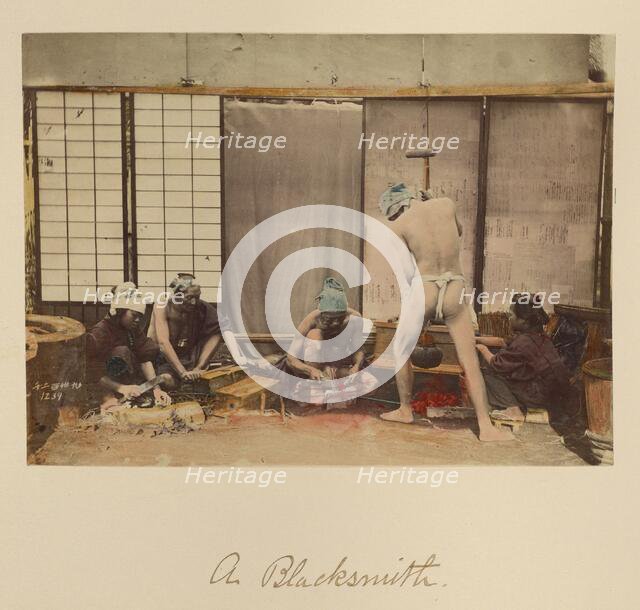 A Blacksmith, about 1873-1883. Creator: Shinichi Suzuki I.