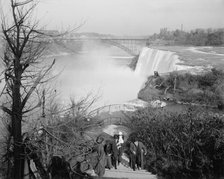 Down the river from Goat Island, Niagara Falls, N.Y., between 1900 and 1915. Creator: Unknown.