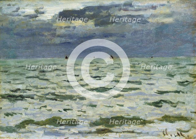 Marine, Le Havre, ca 1866. Creator: Monet, Claude (1840-1926).