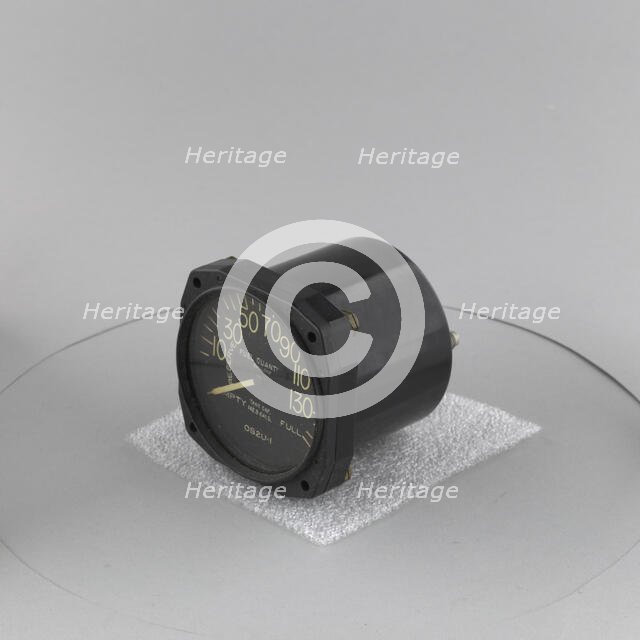 Indicator, Fuel Quantity, ca. 1943. Creator: United States Gauge Co.