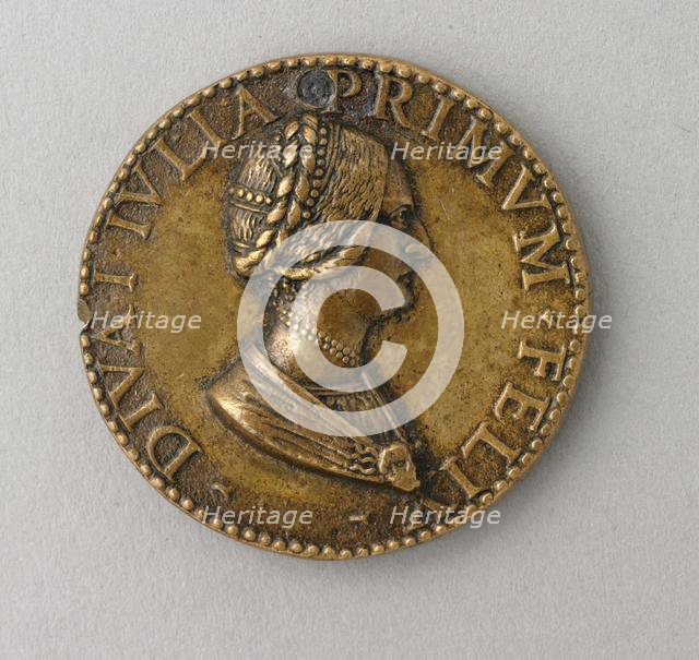 Diva Julia (obverse) Dubia Fortuna (reverse) , c. 1490. Creator: Antico (Italian, c. 1460-1528).