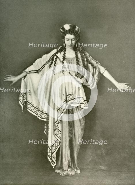 'An Athenian Woman of Fashion (B.C. 600-468)', 1924. Creator: Herbert Norris.